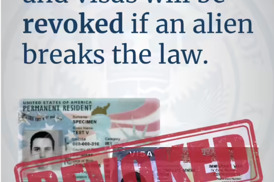 US Warns: Green Cards and Visas Will Be Revoked for Breaking the Law