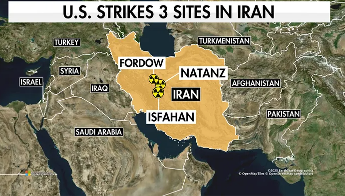 Major U.S. Cities on High Alert After U.S. Airstrikes on Iranian Nuclear Sites