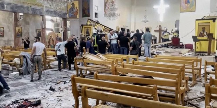 22 Killed as Suicide Bomber Opens Fire, Detonates Explosive Vest at Syrian Church